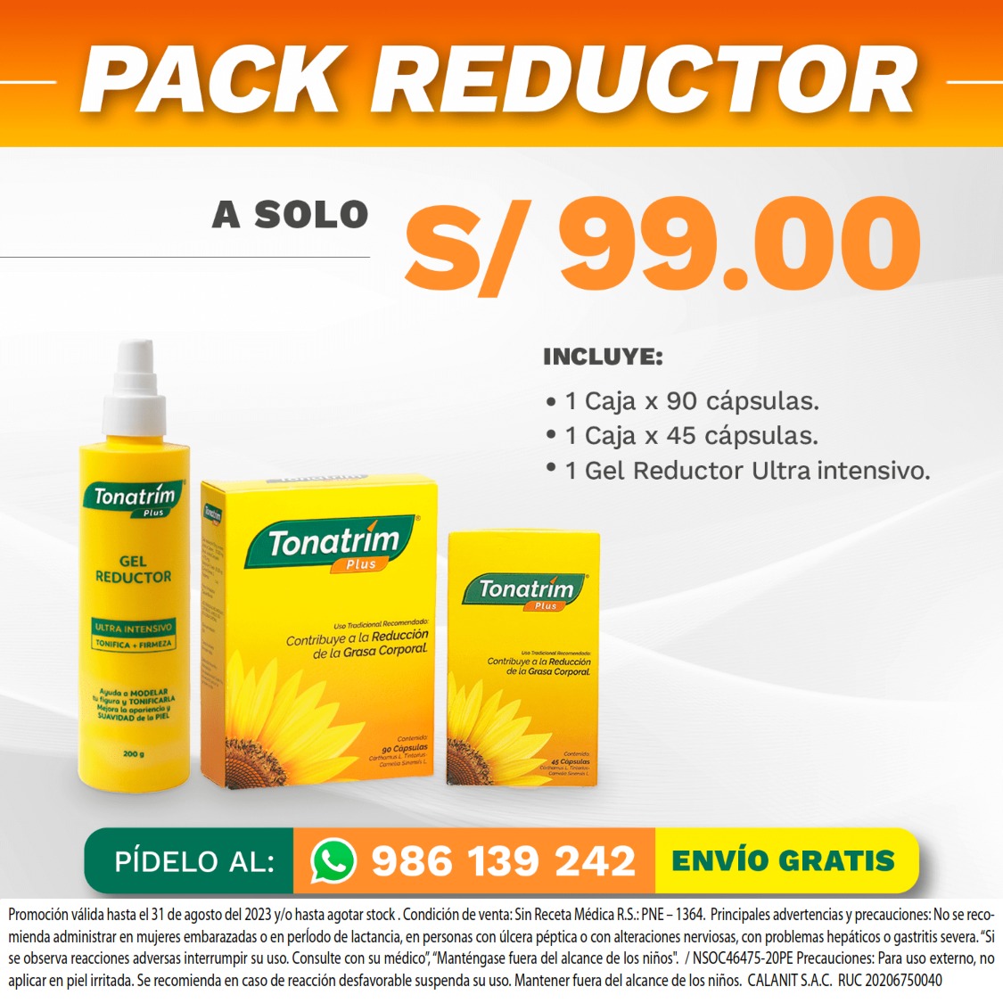 Tonatrim Plus Pack Saludable